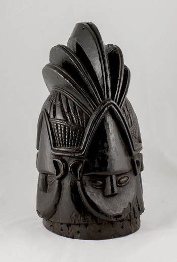 Photograph of Mask from the May Weber Collection